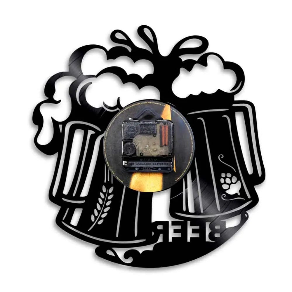 Настенные часы с логотипом пива настенные для паба бар таверна бармена пивоварни