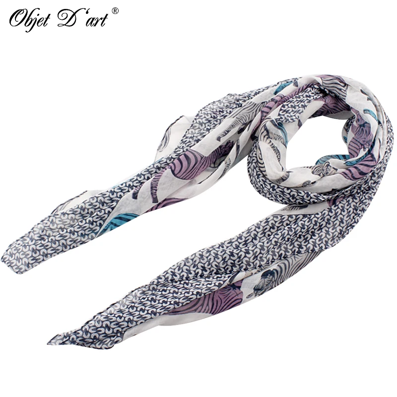 Новый брендовый женский шарф оптовая продажа высокое качество модный с зебровым