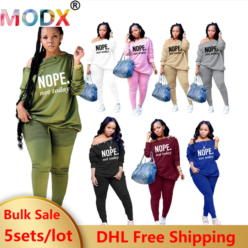 

Plus Size Women Outfits 4XL Two 2 Piece Jogging Sets Casual Tracksuits Letter Print Hoodie Ruched Pants Fall Female Clothes 6846