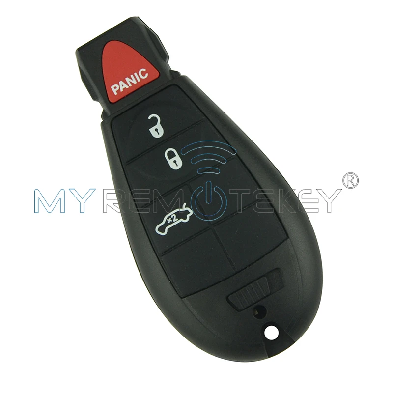 Смарт-ключ Remtekey фобик 6 кнопок с паникой для Dodge Key 434 МГц #2 IYZ-C01C новый стиль