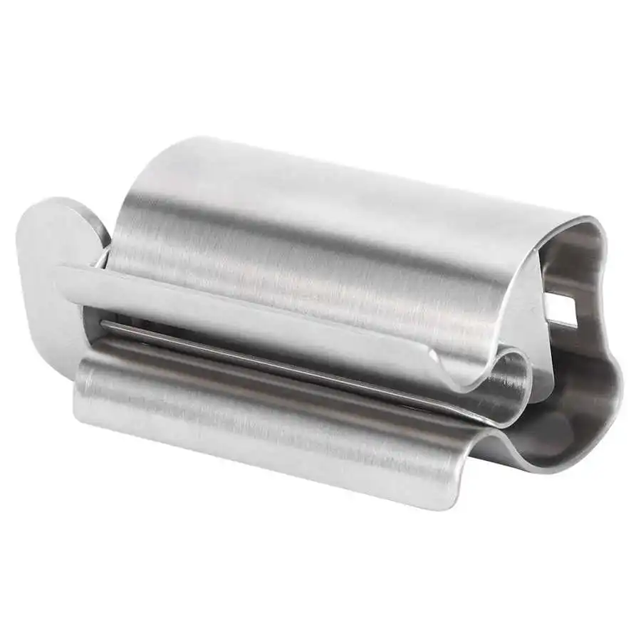 Нержавеющая сталь маленький дозатор зубной пасты диспенсер ролики сжатия