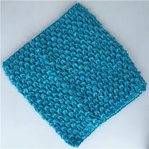 Sky blue Аксессуары для шитья из эластичной ткани, Детская повязка на голову, 15X15 см, Тюлевая юбка-пачка «рюмочка» «сделай сам», вязаная крючком на груди, одежда для девочек, юбка - Цвет: Sky blue