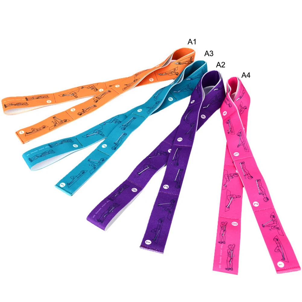 Спортивное оборудование 95 см Йога Пилатес резиновый растягивающийся ремень