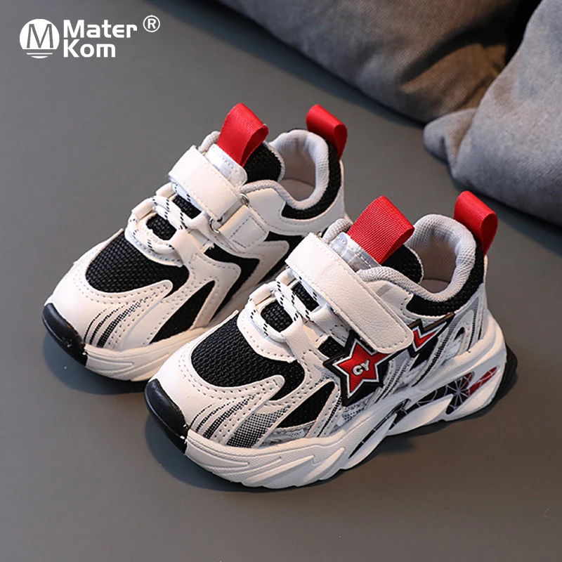 

Size 21-30 Baby Casual Shoes For Boys Girls Soft Bottom Children Sport Sneakers Breathable Mesh Toddler Shoes Kids Boys tenis