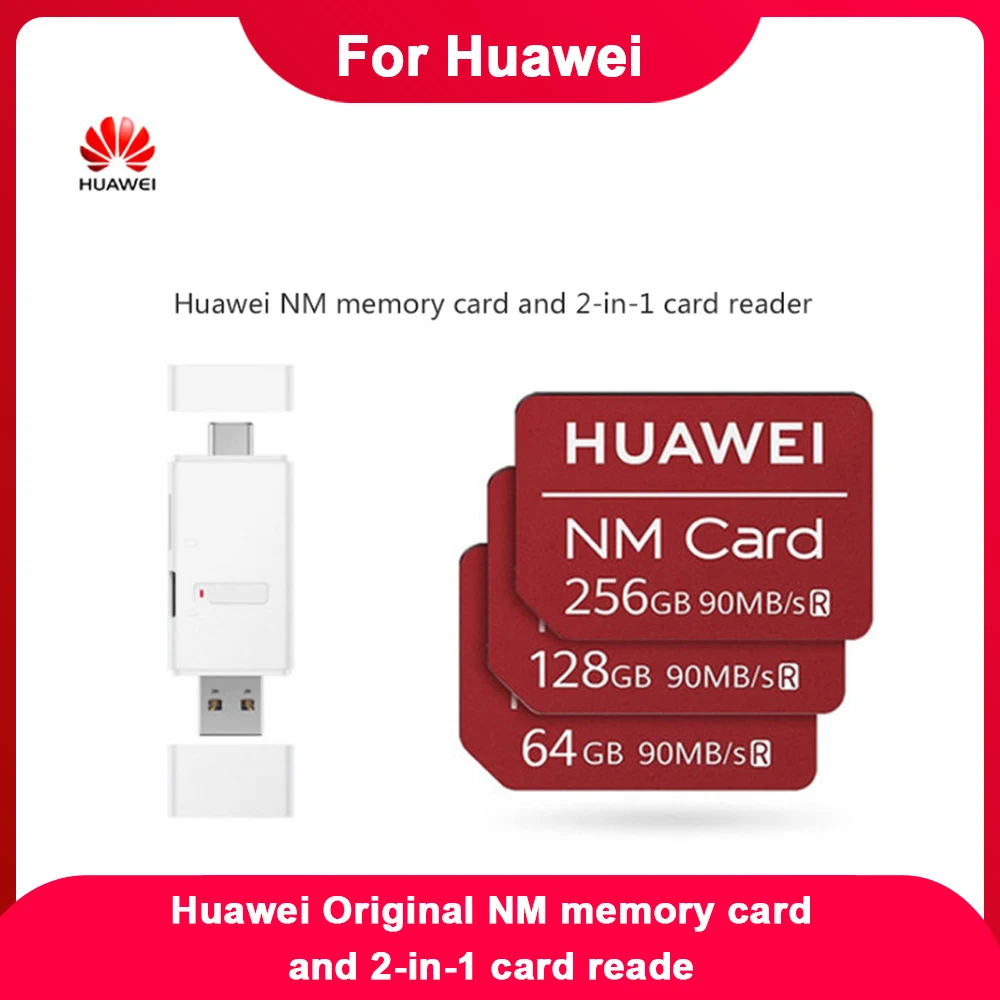 Кардридер Huawei NM Nano 128/256 ГБ для P40 Pro/P40 Lite/MatePad Pro/P30 Pro/Mate20 Pro/Mate30 Pro/Nova 6|Переходники и
