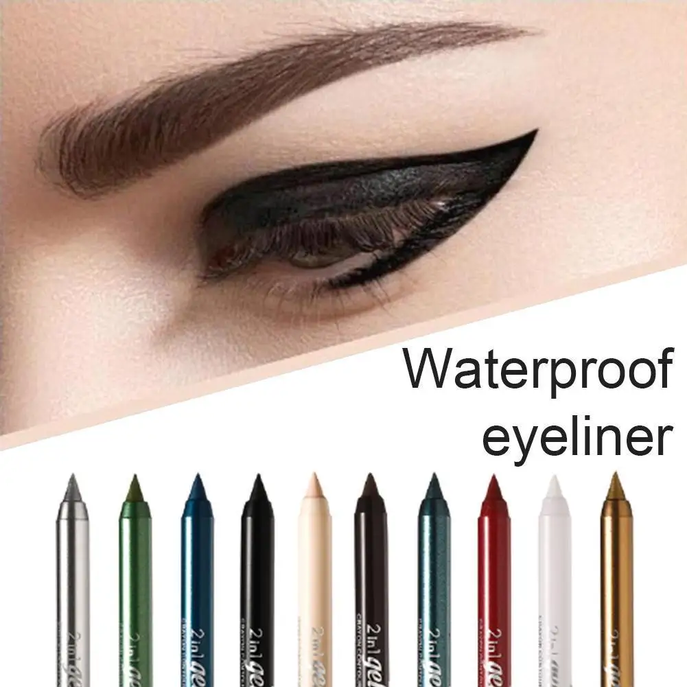 

Waterproof Eyeliner Gel Pencil Long Lasting Eyeliner Pencil Waterproof Eyeliner Smudge-Proof Cosmetic Beauty Makeup Liquid