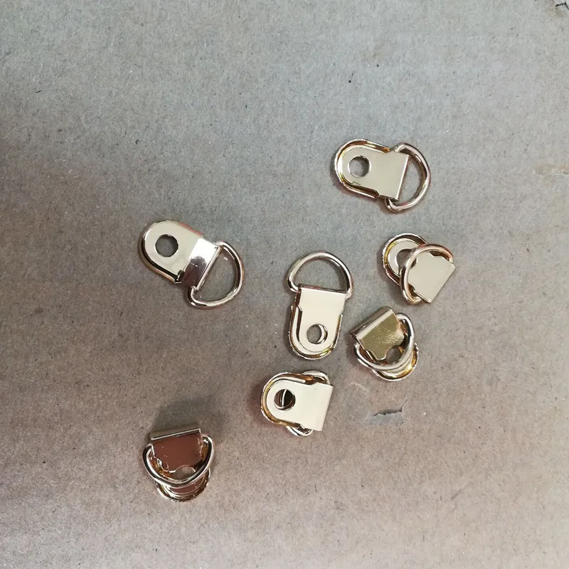 

10 pieces gold snap hooks for bag accessories parst purse frame hooks wholesale