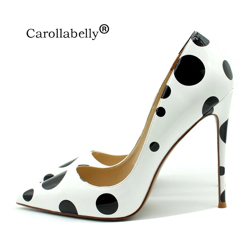 Соблазнительные женские туфли-лодочки на тонком высоком каблуке черного и