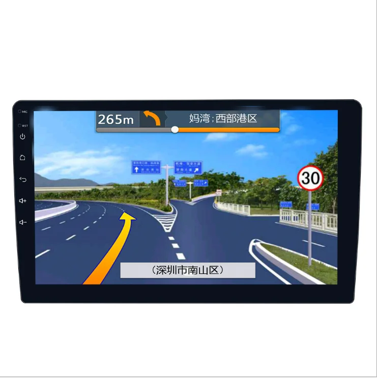 

Hot Selling Android 4G car gps navigation universal audio video player car stereo with aux wifi lcd screen