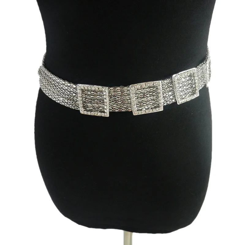 Женский пояс 2019 женский Стразы с инкрустацией металлическая цепочка на талию