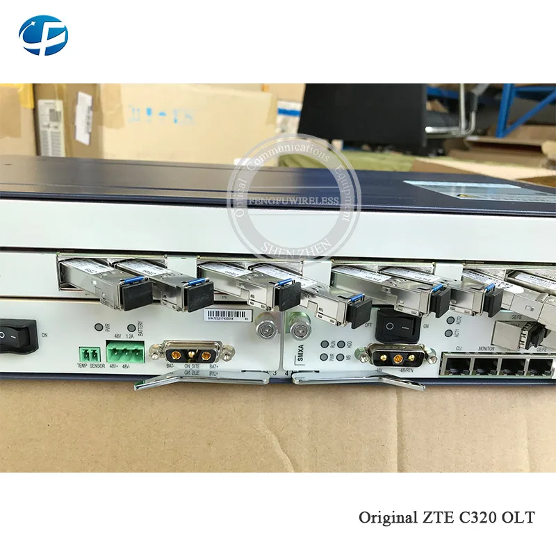 Мини zte C320 GPON OLT с 10GE SMXA/3+ 1* коляска+ 8pon GTGO C+ con 8 шт. sfp