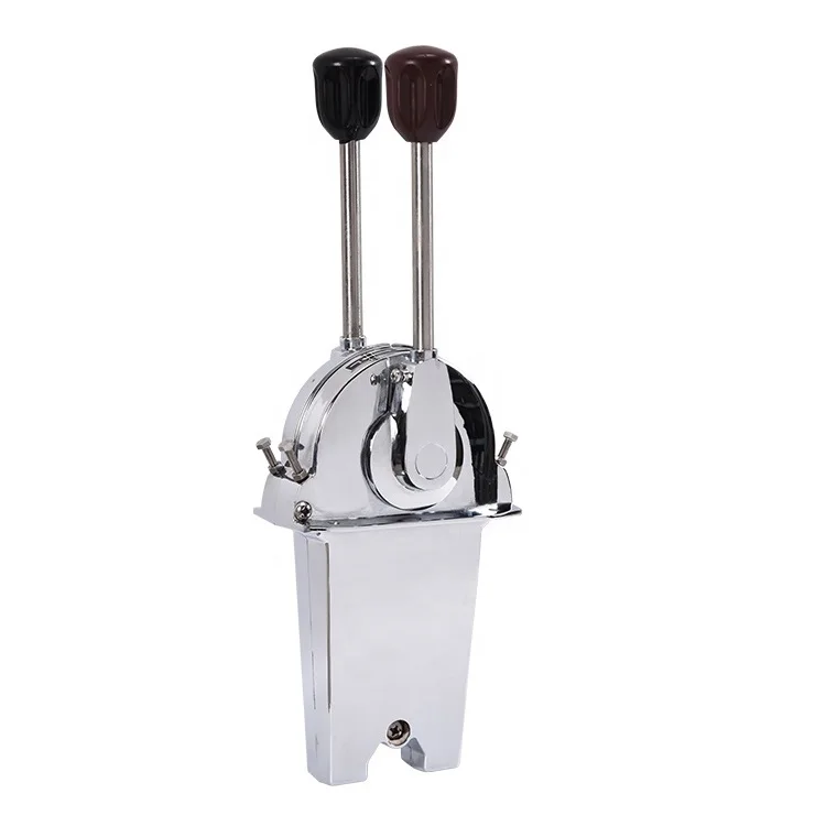 

Taiwan precision small double rod marine shift push valve control level instrument