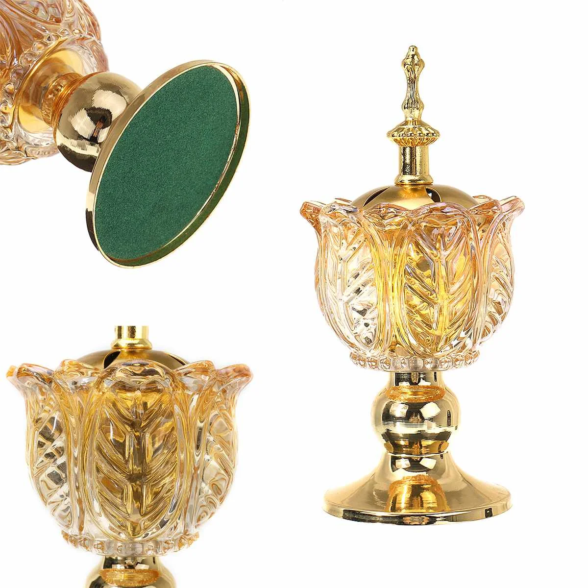 Аравийская горелка для благовоний эфирных масел Цветочная настольная лампа