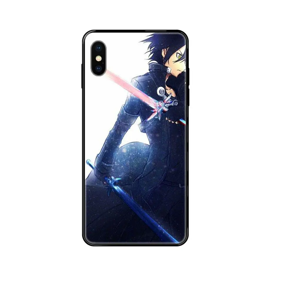 Роскошный сотовый телефон случай для Redmi Примечание 4 5 5A 6 7 8 8T 9 9S Pro Max Sword Art Online Kirito