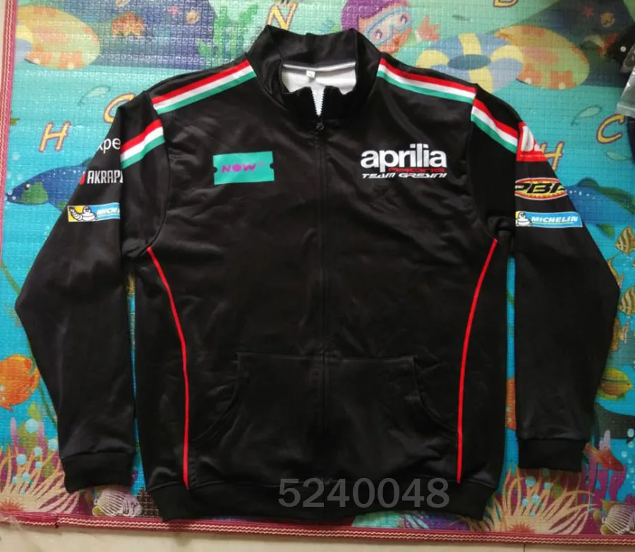 Aprilia мотоциклетная гоночная команда куртка белая подкладка Беговая ткань