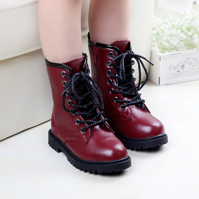 Ботинки для мальчиков и девочек 4-16 лет зимние модные ботинки детей 2021 | Мать