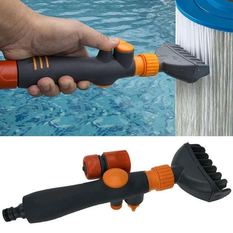 

Filter Cleaner Brush Pool and Spa Filter Cartridge Pool Cleaner Swimming Outdoor Cleaning O4 Cleaner Tub F Cartridge Wand F L3W7