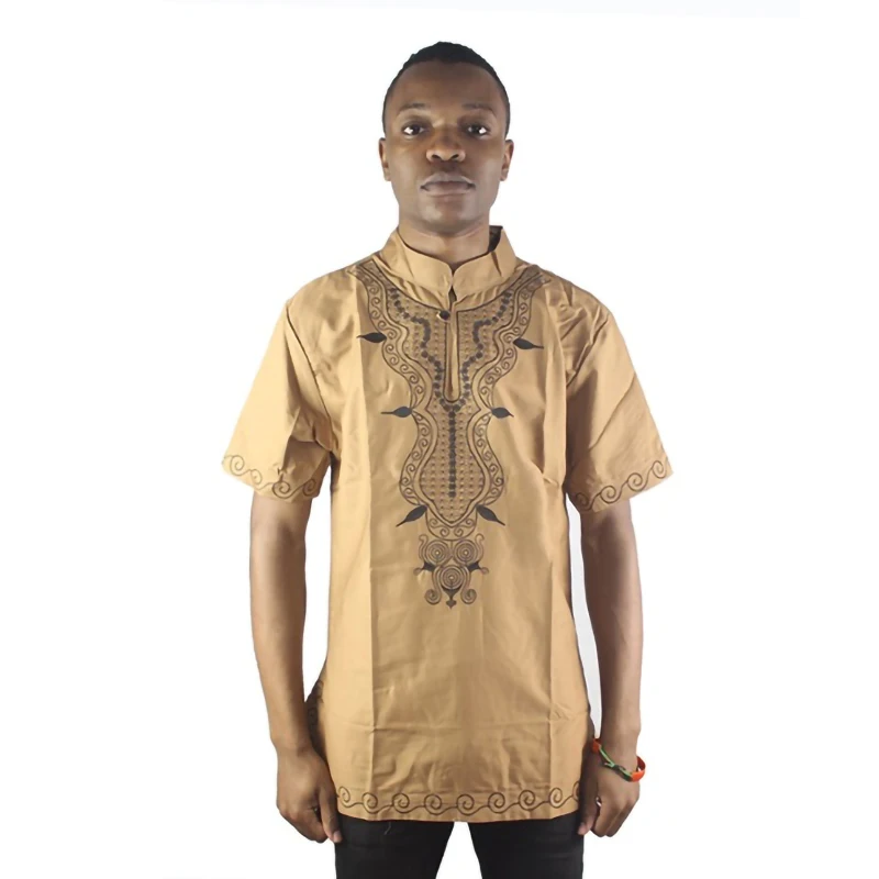 Мусульманская мужская футболка с вышивкой стильные короткие кофты без надписей