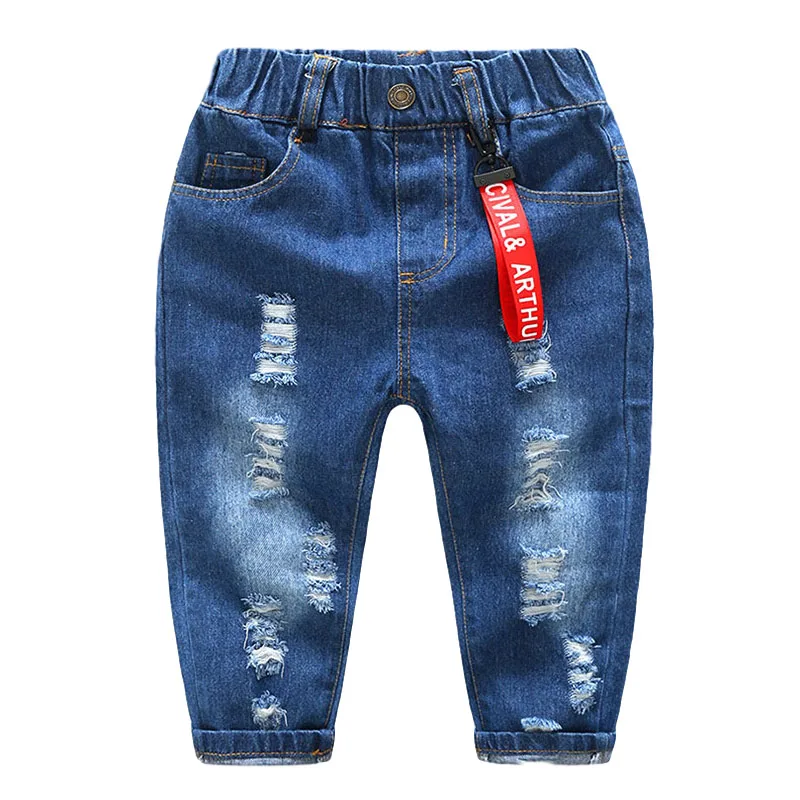 2020 New Children's Clothes Korean Autumn Winter Kids Pants Toddler Boys Casual Denim Trouser For Baby Jeans 2-6Year | Детская
