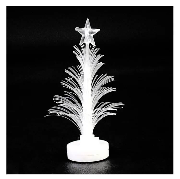 Рождественская елка из оптического волокна светодиодная Праздничная декорация