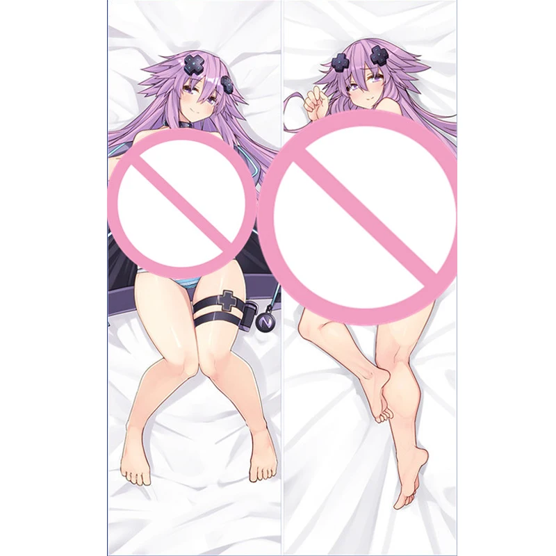Neptunia Персонажей Noire Пурпурное сердце Нептун & Блан большая грудь девушка Подушка