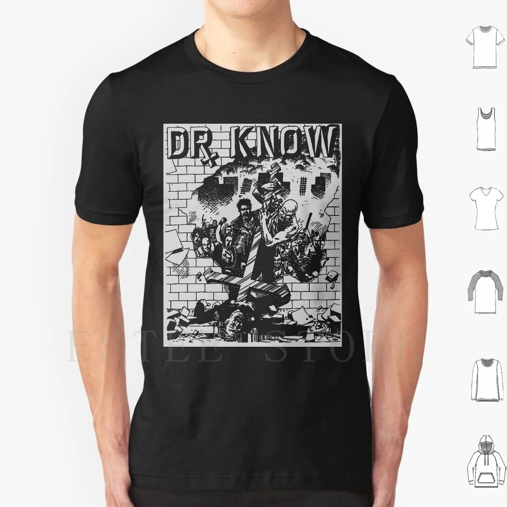 Фото Футболка Dr Know-Nardcore, хлопковая, мужская, с принтом DIY, Dr Know Nardcore Punk The Exploited Hardcore Dag Nasty Dead Boys The Damned Cock №1