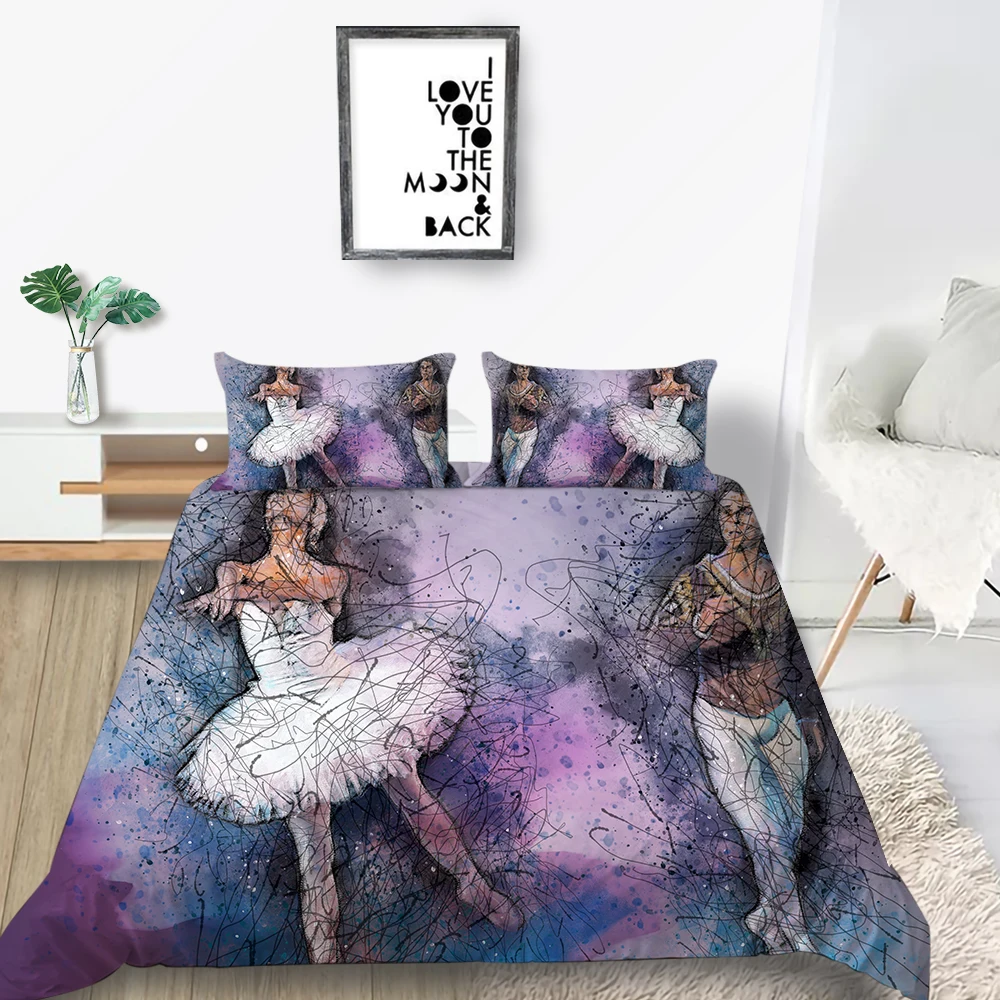 Комплект постельного белья для танцовщицы балета роскошный элегантный