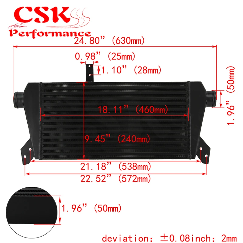 Модернизированный турбоохладитель с передним креплением для VW Passat Audi A4 B5 B6 1 8 T 96 01