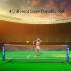Профессиональная портативная Спортивная тренировочная стандартная сетка для тенниса, волейбола, бадминтона сетка для внутренних и наружных спортивных упражнений