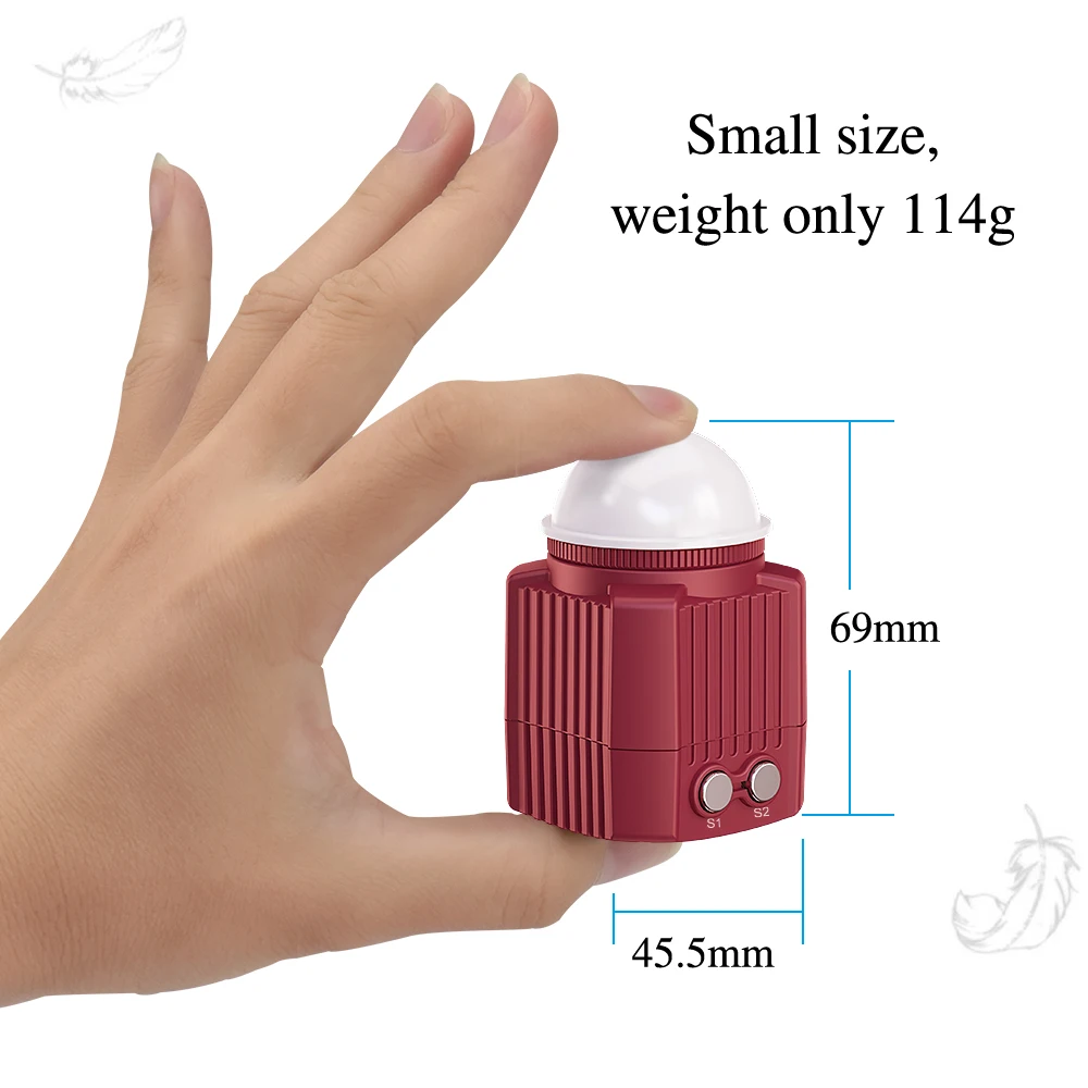 Миниатюрный перезаряжаемый светодиодный светильник 2000 лм лампа для фотосъемки