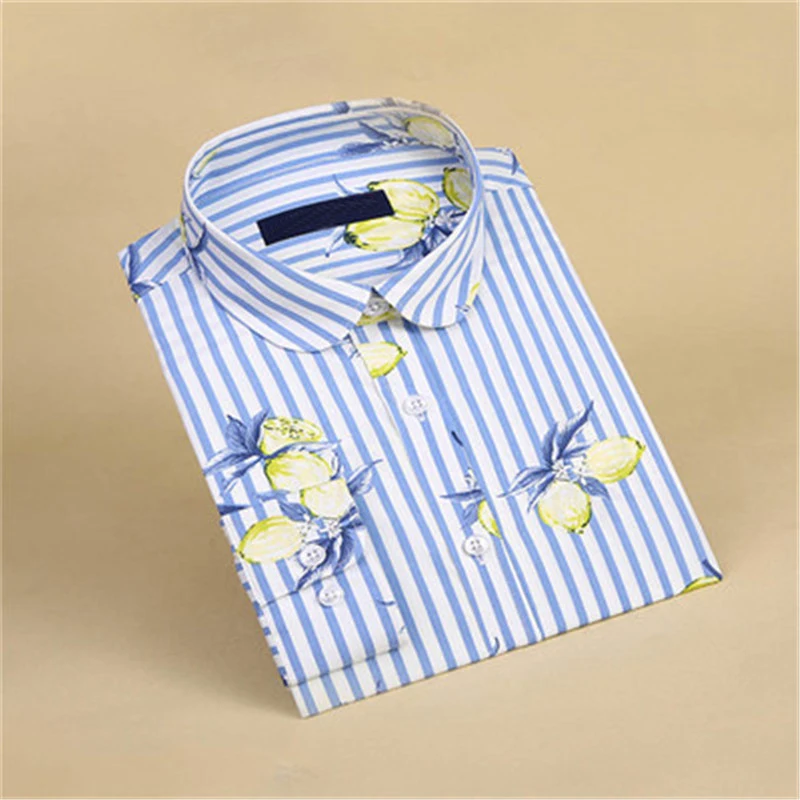 Рубашки, блузки, полосатая блузка, Blusas Mujer, корейские женские топы, Blusas Y размера плюс, одежда 5xl, Chemise Femme Camisa Mujer