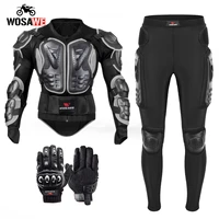 wosawe motorcycle full armor set shockproof anti collision racing motocross riding protective armor motorcycle protective gear