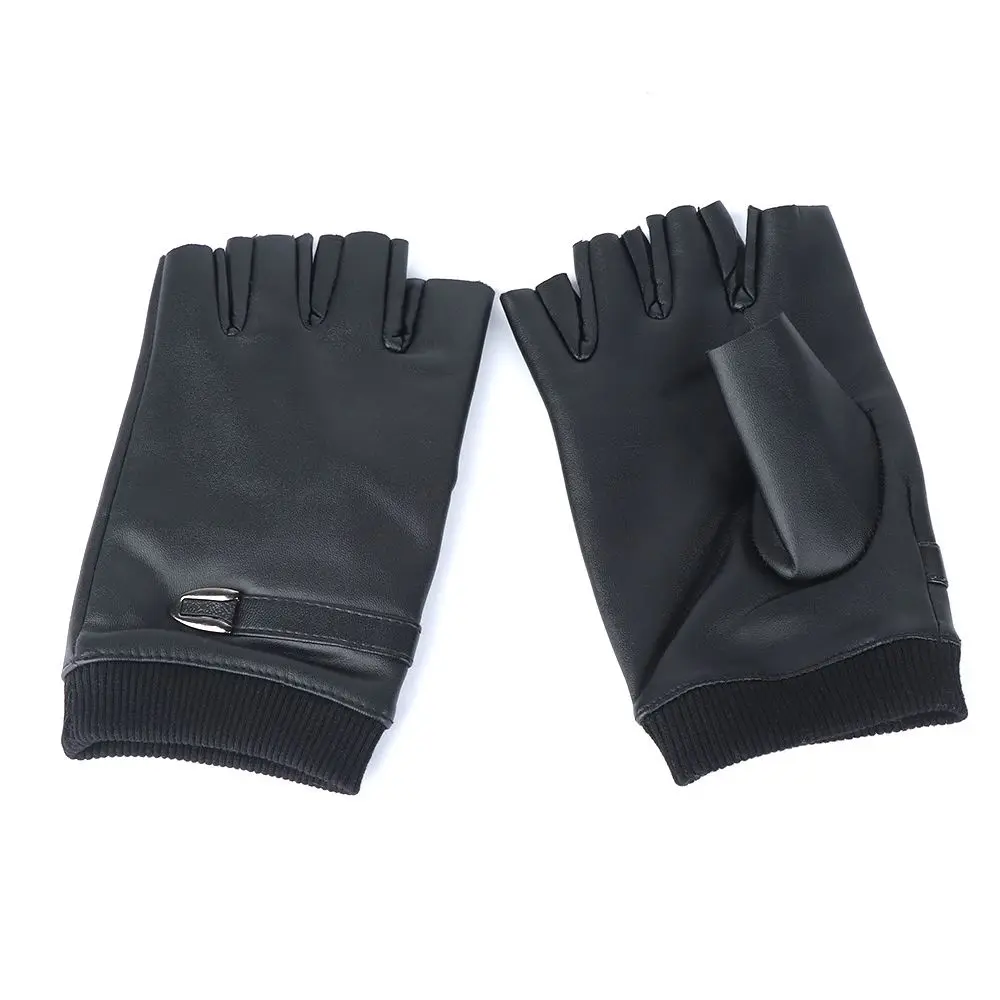 Перчатки с открытыми пальцами для улицы Мужские дышащие теплые перчатки