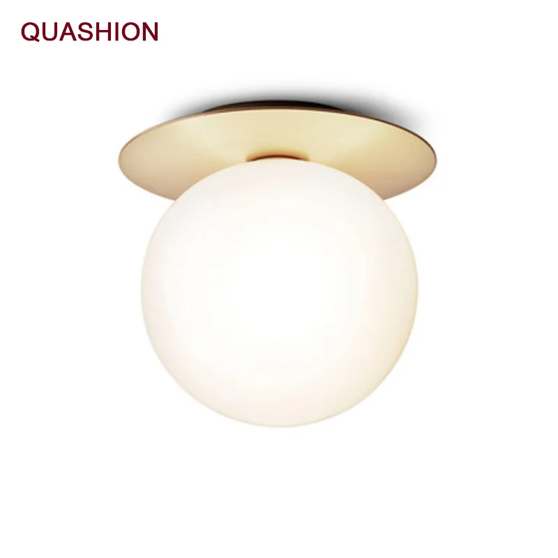 Скандинавский минималистичный современный круглый потолочный светильник в виде