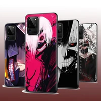for samsung s22 s21 s20 fe ultra pro lite s10 5g s10e s9 s8 s7 plus tokyo ghoul anime shockproof soft black phone case