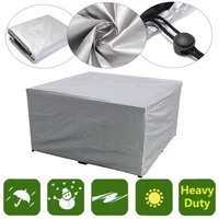 furniture cover outdoor furniture dust cover waterproof dustproof patio garden table protection shield silver