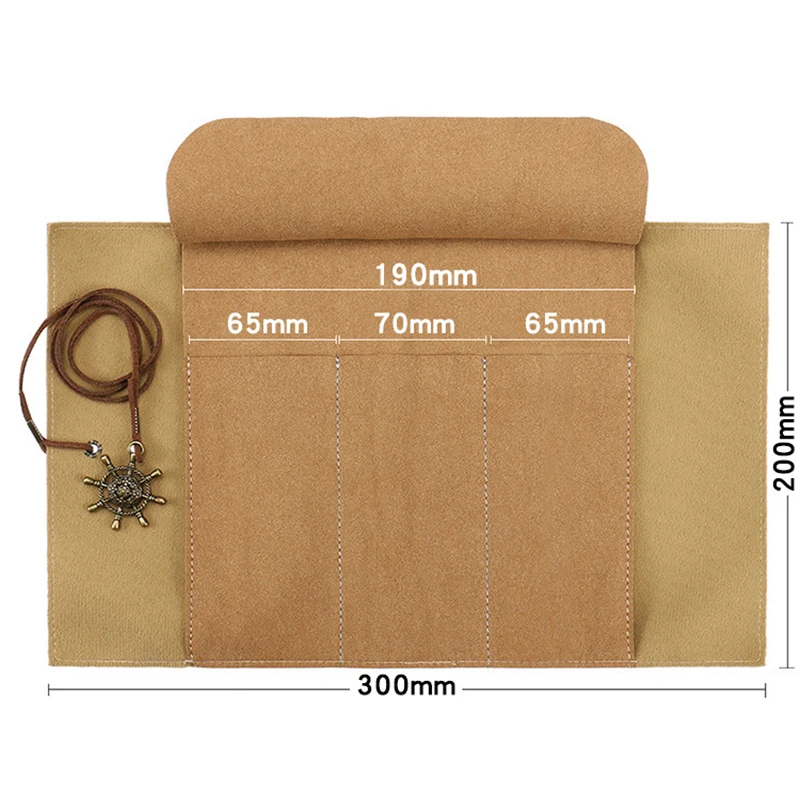 Винтажная сумка для карандашей с пиратским рисунком Чехол карт сокровищами