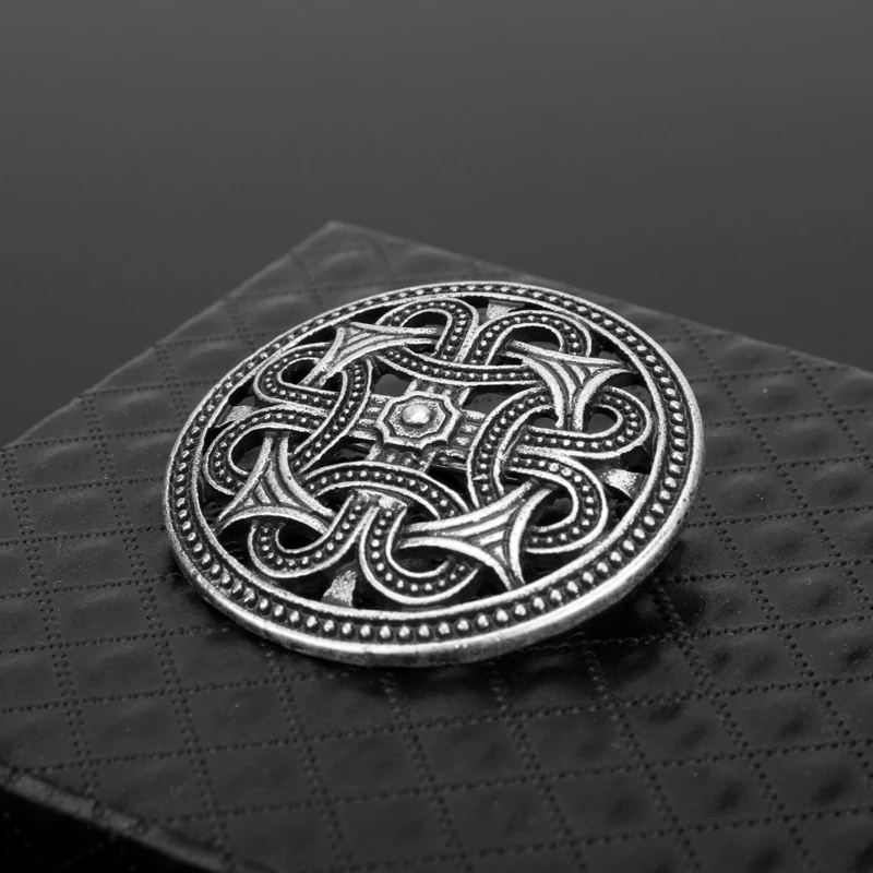 Броши булавка винтажная нордическая эмалированная брошь с мелким узлом