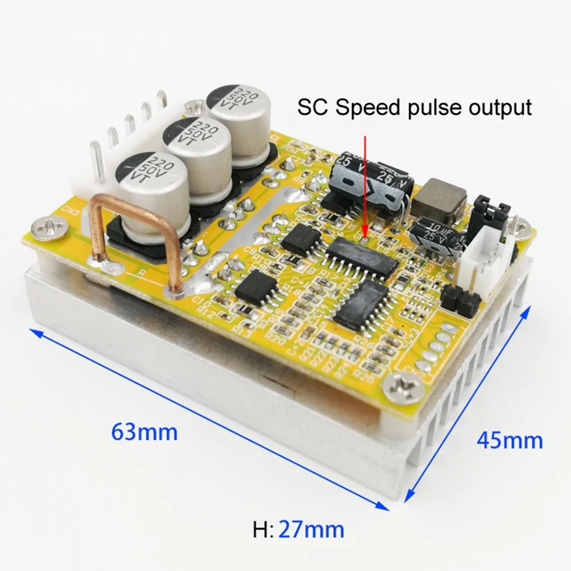 Горячая 3C-5-36V 350W Bldc трехфазный Dc бесщеточный без датчика Холла Бесщеточный мотор