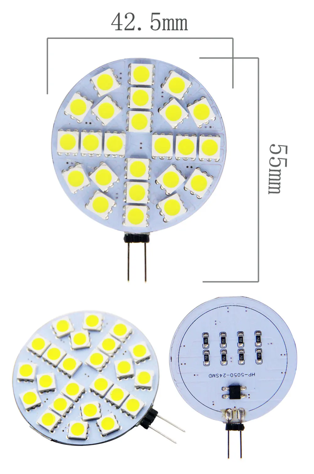 Для детей возрастом от 1 до W 5W G4 светодиодный 5050 SMD 180 градусов белый для морского отдыха светодиодное освещение RV лампы AC/DC 12V 6/9/12/24 светодиодный s