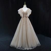 sunny bridal dubai luxury gold wedding evening night dress 2022 birthday prom dresses luxury beading crystal sparkle gowns