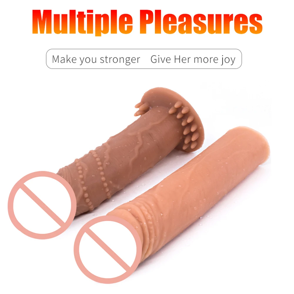 Удлинитель пениса многоразовые презервативы интимные игрушки для мужчин |