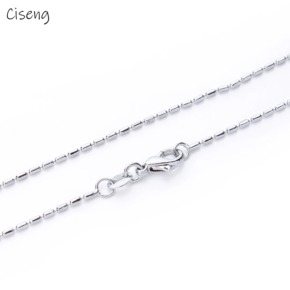 

1mm Silver Color Copper Chain Necklace Jewelry Chains With Lobster Clasps DIY Jewelry Making Finding Accessories