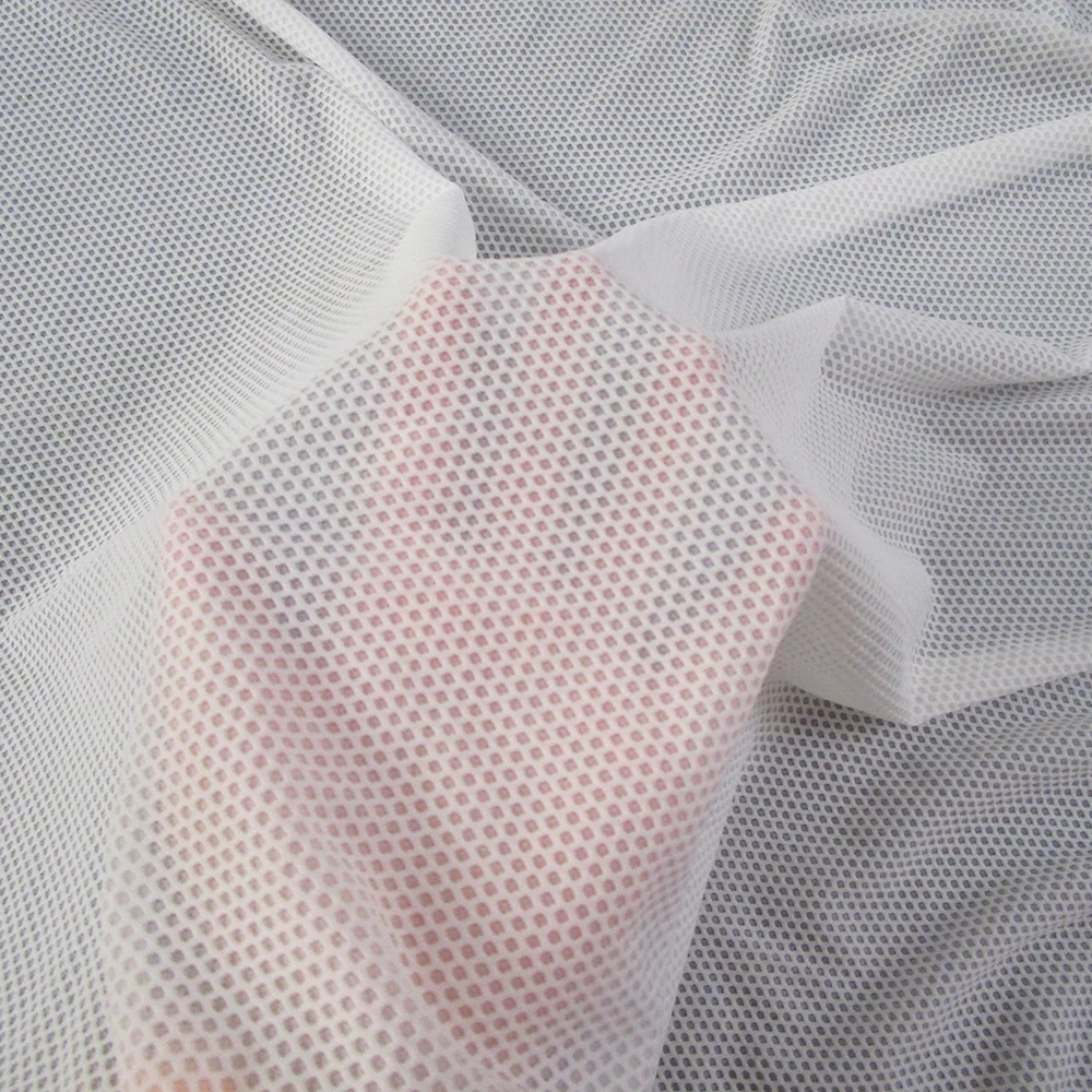 1 ярд 3D рельефная французская Высококачественная Белая стрейчевая сетчатая