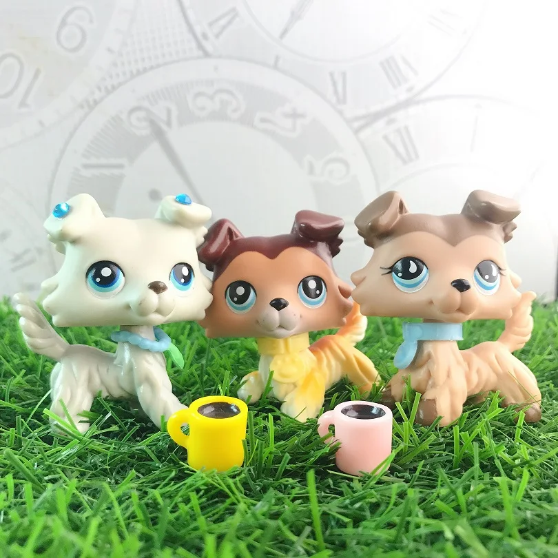 Набор героев мультфильма колли для мальчиков и девочек экшн-фигурки из 3 костей №