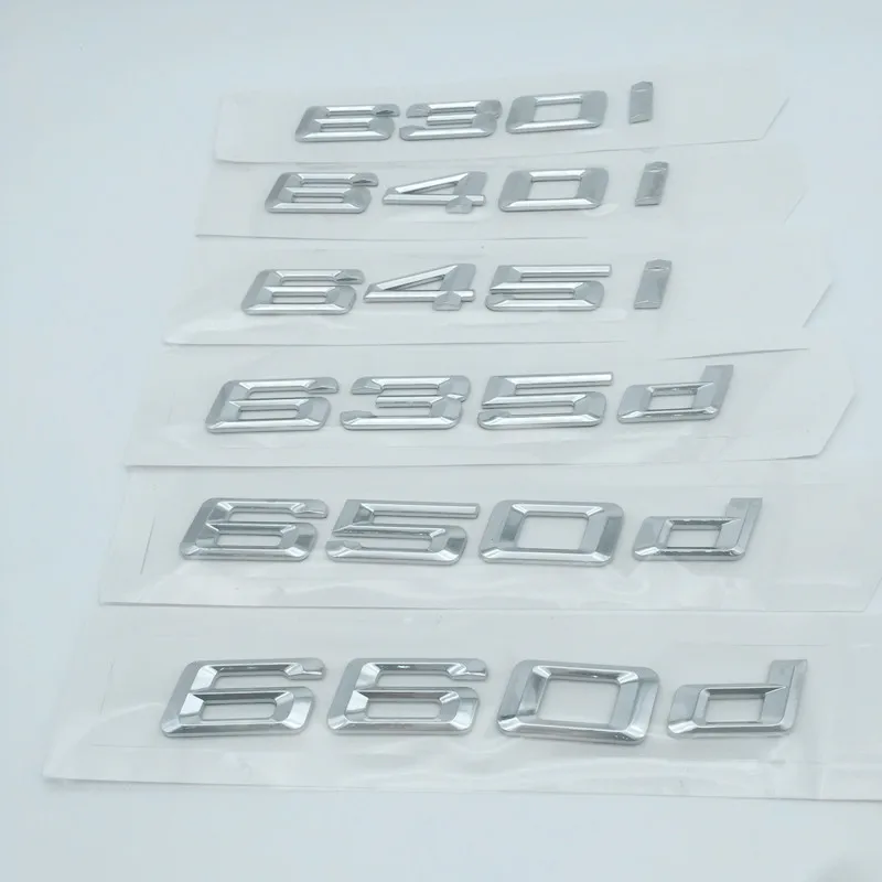 1 шт. ABS 6 серии 620i 628i 630i 635i 640i 620d 628d 630d 635d 640d Автомобильная буква задний хвост