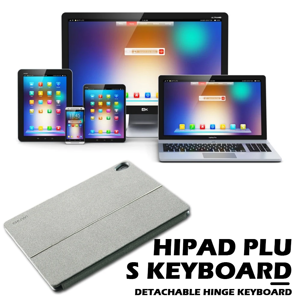 

Slim Portable Mini Wireless Replacement Keyboard for 11 inch CHUWI HiPad PlusTablet DOCKING IOS Android Phone