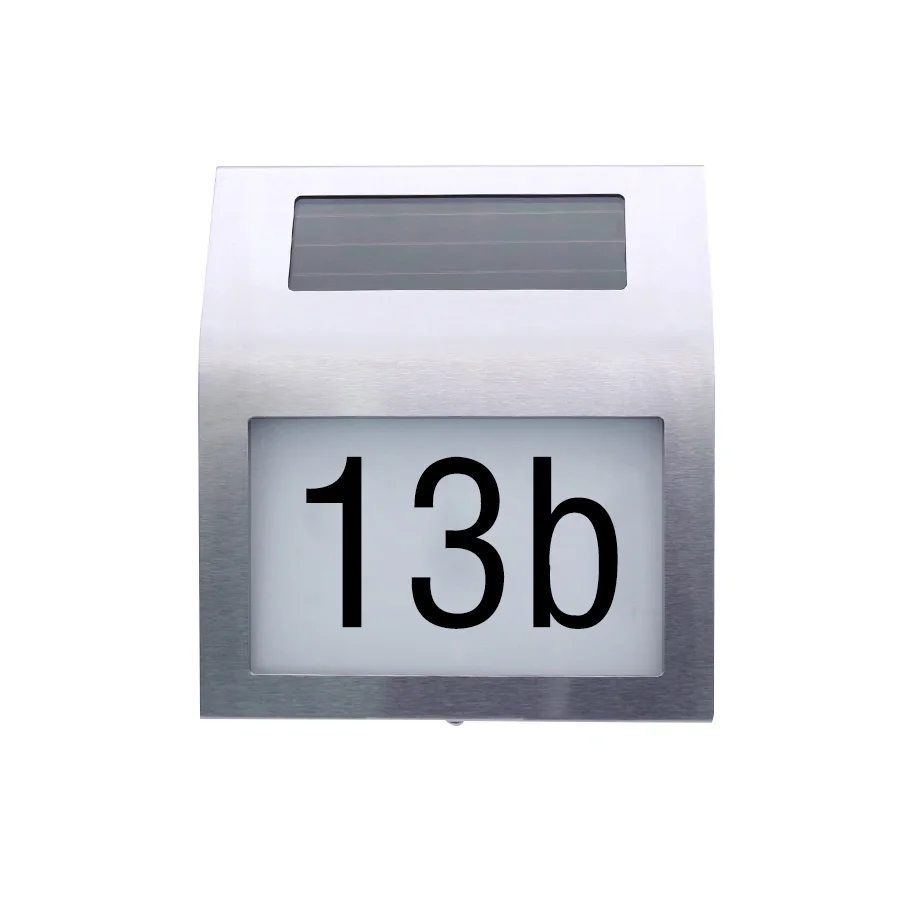 Светодиодный светильник на солнечных батареях наружный из нержавеющей стали