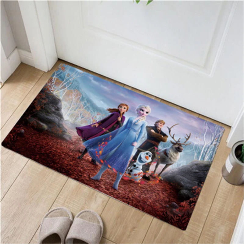 Детский коврик из мультфильма Холодное сердце 38x58 см для дверей ванной комнаты