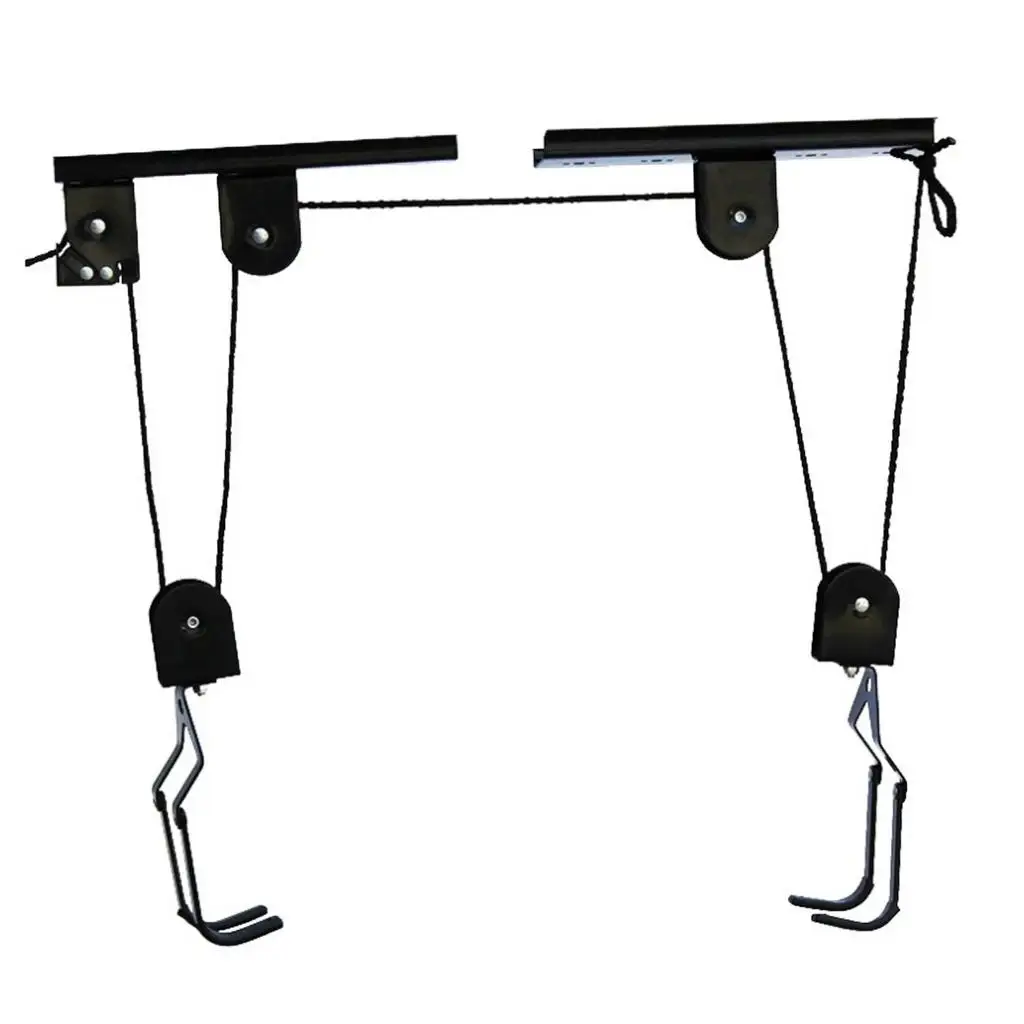 

Bike Lift, Heavy Duty Ceiling Hook Mount Hoist Storage for Garage Shed,